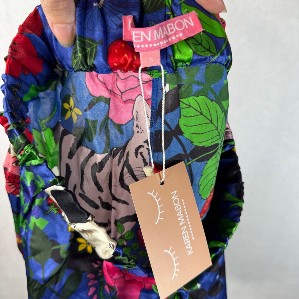 KAREN MABON Garden Gnome Silk Sleep Set - Sz XS - Picture 15 of 16